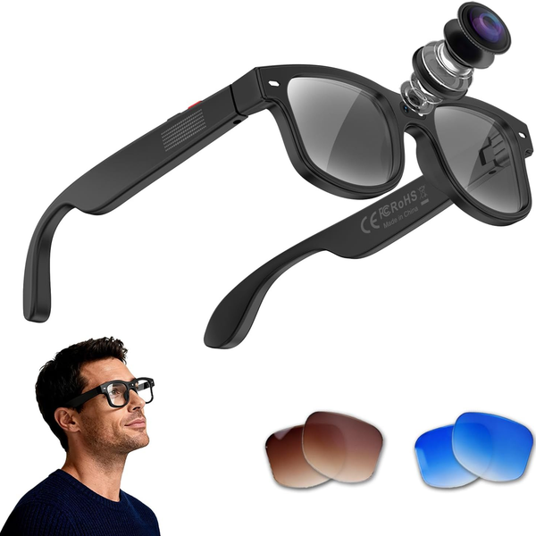 SIHUADON G3 Blue/Brown Smart AI Camera Glasses