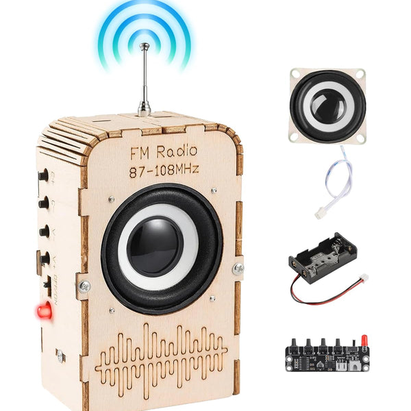 DIY FM Radio Science Kit for Kids Ages 8–14